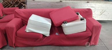 2 divani B&B Italia da 3 e 2 posti e 2 puff