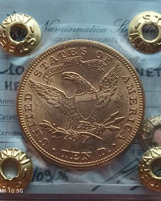 10 dollari USA 1885