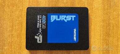 SSD 480GB Patriot Burst Sata 3 2,5 560/540 MB/S