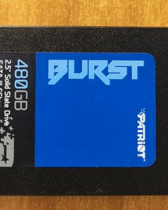 SSD 480GB Patriot Burst Sata 3 2,5 560/540 MB/S