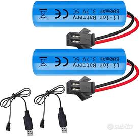 2 Batterie Li-Ion 3.7V 800mAh SM-2P + USB