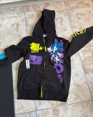 Felpa Sonic, quattro/cinque anni