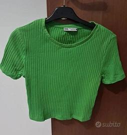 Maglietta Zara verde - Taglia S