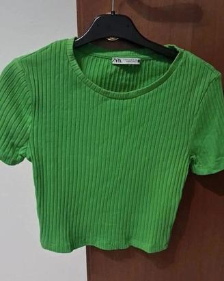 Maglietta Zara verde - Taglia S