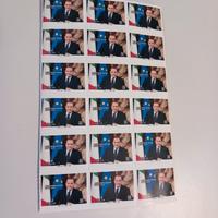 n. 18 francobolli SILVIO BERLUSCONI 1936-2023