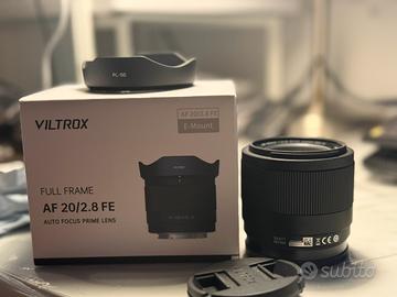 Viltrox 20mm f/2.8 attacco Sony E