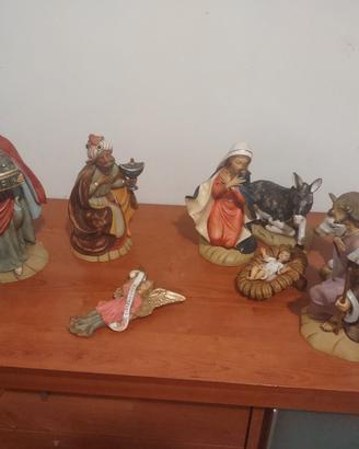 Presepe in vetroresina personaggi alti 30 cm