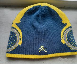 berretto inverno Brekka blu/giallo
