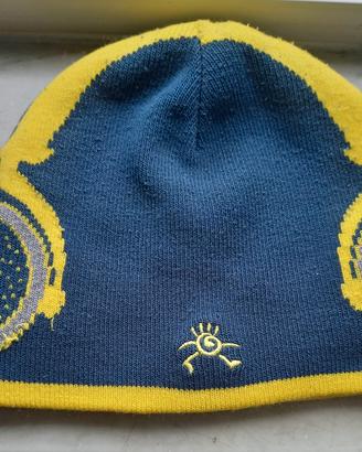 berretto inverno Brekka blu/giallo