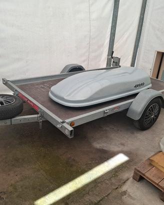Rimorchio carrello satellite auto moto