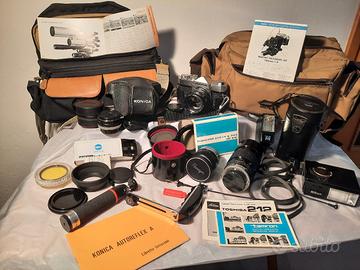 Set completo  di macchina fotografica KONICA