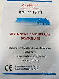 Materasso 1+1/2 in fibra cava siliconata