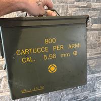 Cassetta munizioni militari