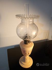 Lampada a petrolio, altezza 52 cm