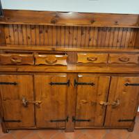 MOBILE CREDENZA TAVERNA LEGNO MASSICCIO