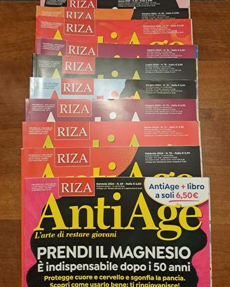 Riviste mensili Antiage set 10 pezzi