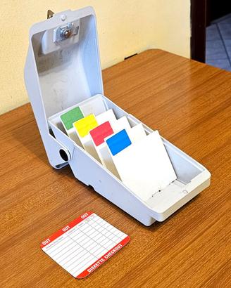 PORTA FLOPPY DISK 3M 3,5” x 40 DISCHI, CON CHIAVE