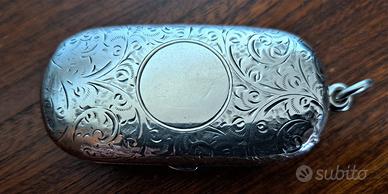 Antico portamonete in argento - epoca Ed. VII
