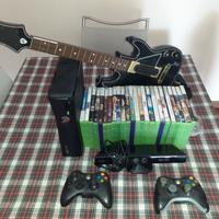 Xbox 360 + kinnect + giochi+guitar hero