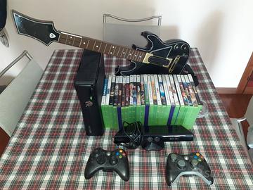 Xbox 360 + kinnect + giochi+guitar hero