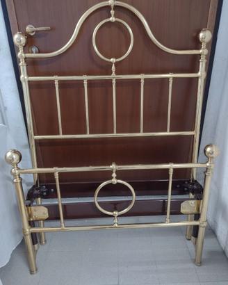 letto in ottone
