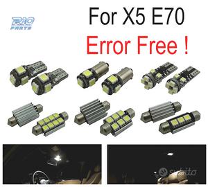 KIT 21 LAMPADE LED INTERNE BMW X5 E70 07-13