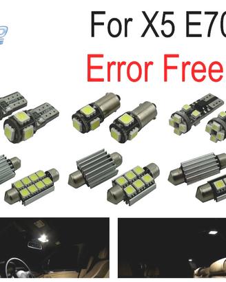 KIT 21 LAMPADE LED INTERNE BMW X5 E70 07-13