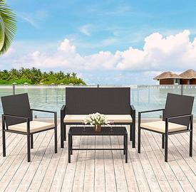 Set Giardino Esterno, Tavolo da Giardino con Sedie