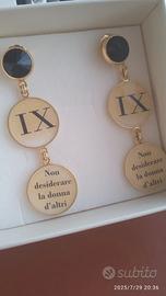 orecchini pendenti dorati due modelli prezzi vari