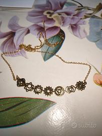 Collana Amuleto 7 Chakra Meditazione Reiki Yoga 