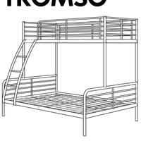 Letto a Castello 3 in 1(Matr. + Sing.) + materasso