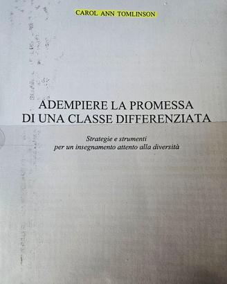 Libro Adempiere la promessa di una classe differen