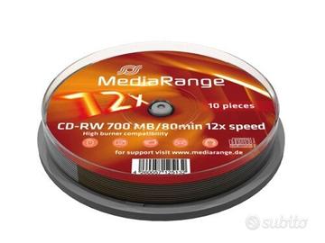 CD-RW in box da 10 pz
