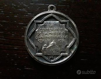 Medaglia argento Sant'Antonio
