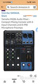 mixer yamaha mg06