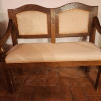 panca di antiquariato del 1600