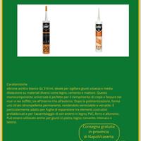 25 cartucce di silicone acrilico bianco