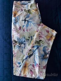 Jeans donna fiorato tg S modello Fashion. ved.desc