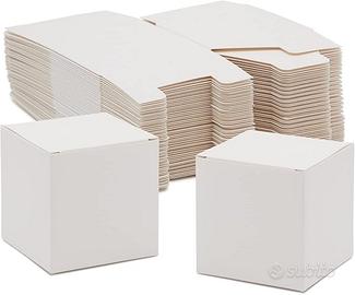 10 pz Scatole Bomboniere 7,6 x 7,6 x 7,6 cm