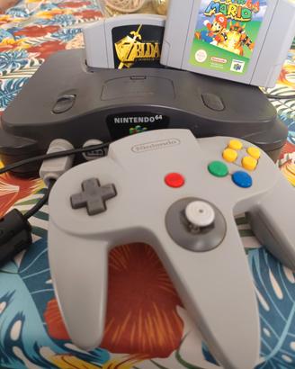 Super Nintendo 64 + Zelda e Super Mario 64