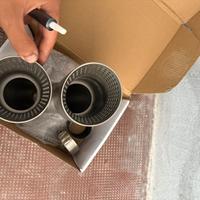 terminale doppio da 89mm