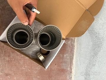 terminale doppio da 89mm