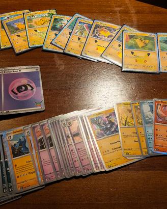 Carte Pokemon 30esimo anniversario 