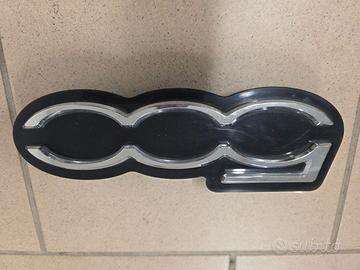 Logo emblema anteriore Fiat 500e