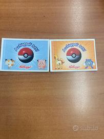 Pokemon stickers Kellog’s Acchiappali tutti