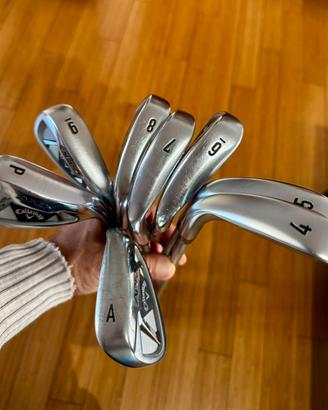 Set golf Apex 21 shaft steelfiber FC80 R 4-AW
