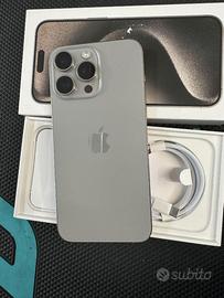 iphone 15pro MAX 256gb con garanzia