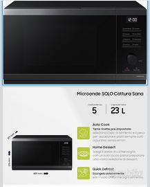 Samsung Microonde Grill 23L - NUOVO SIGILLATO