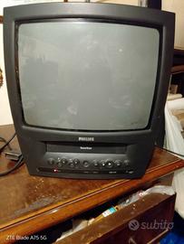 TV comby Philips 14 pollici videoregistratore 