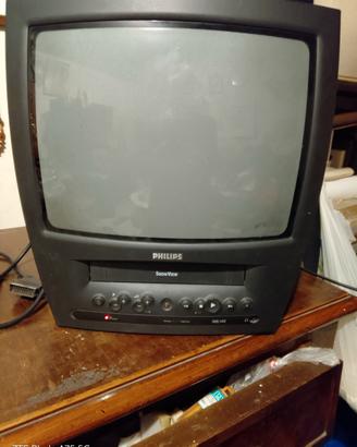 TV comby Philips 14 pollici videoregistratore 